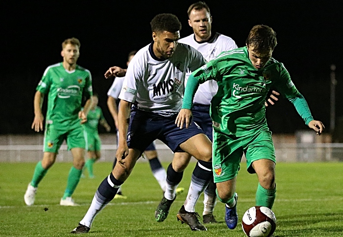 First-half - Sean Cooke on the ball (1)