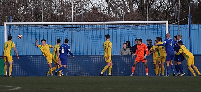 First-half - first Farsley Celtic goal - Adam Clayton