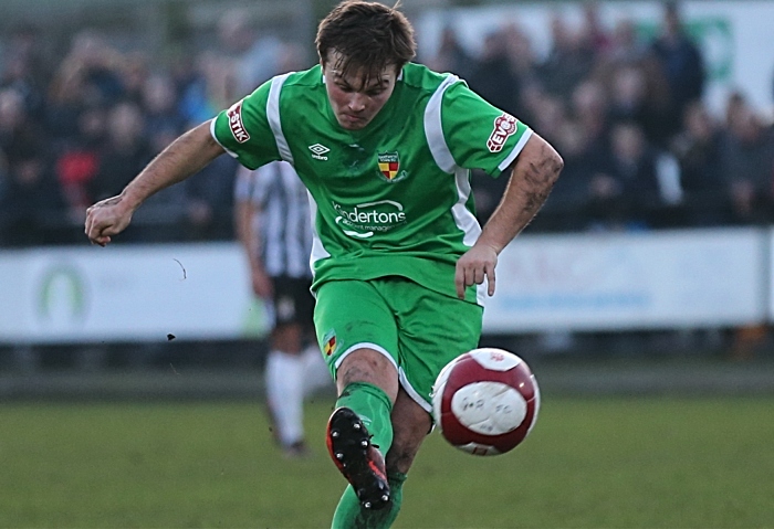 First-half - first Nantwich Town goal - Sean Cooke (1)