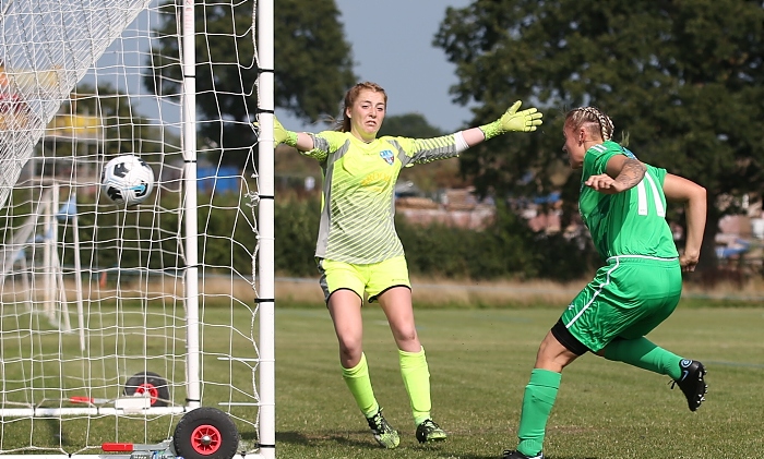 First-half - this Nantwich 'goal' was disallowed for offside (1)