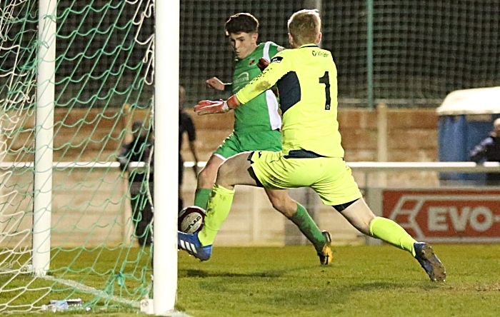 First-half - winning goal - Joe Morgan pounces on a rebound to score (1)