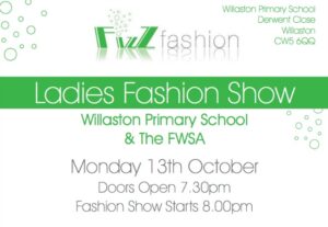 Willaston Primary School Fizz Fashion Show cancelled