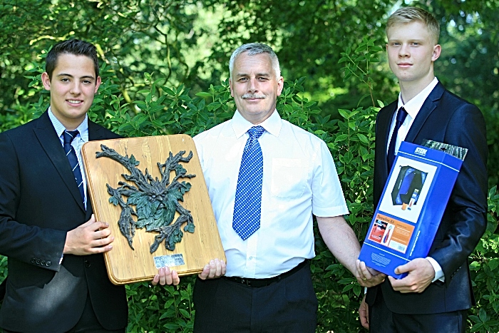 Forestry and Arboriculture Fergus Simister, Alan Mottram (course manager), Louis Mitchell (1)