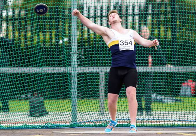 Fraser Ashman, Crewe & Nantwich Athletics Club (pic by Scottish Athletics)