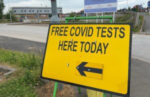 Mobile Covid testing unit opens at Nantwich Town FC