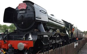 Famous Flying Scotsman pulls in the crowds at Crewe Heritage Centre