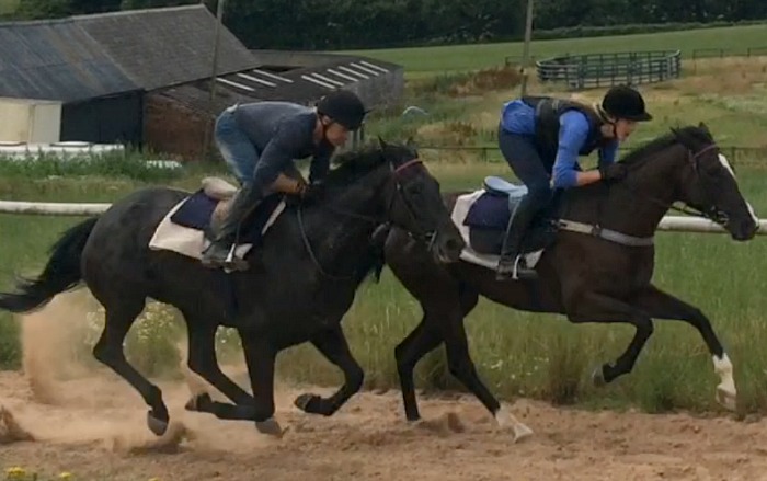 riders - Gemma Mathers and Mick Mullineaux x2