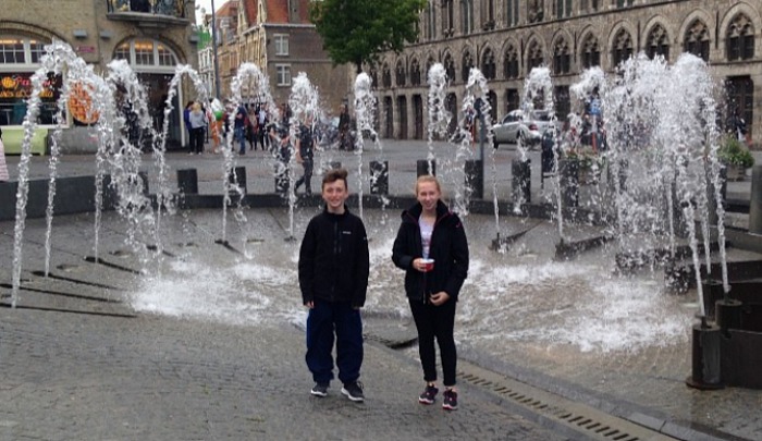 Battlefields visit - George and Elizabeth Flanders field museum in Ypres