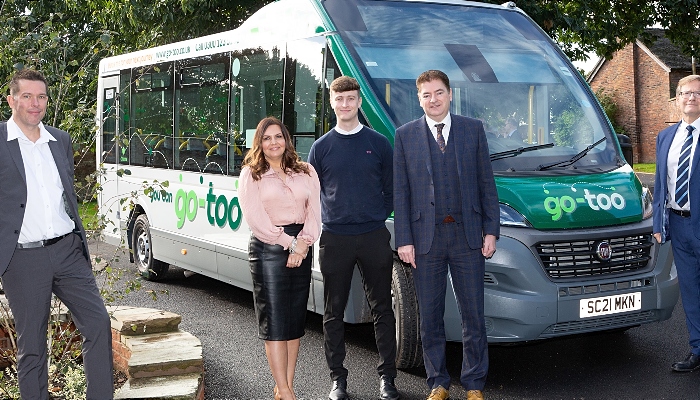 Go-too bus launch in cheshire east