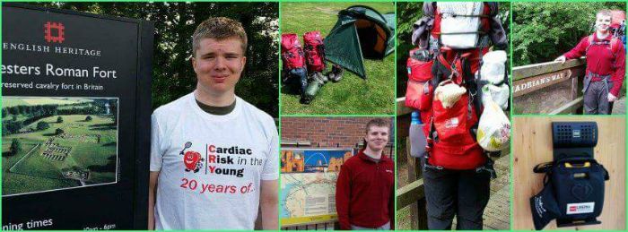 Harrison Lunt on Hadrian's Wall walk