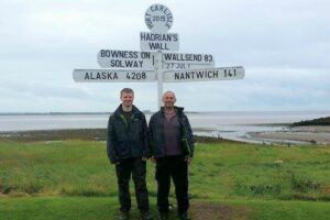 Nantwich student completes Hadrian’s Wall trek in aid of CRY