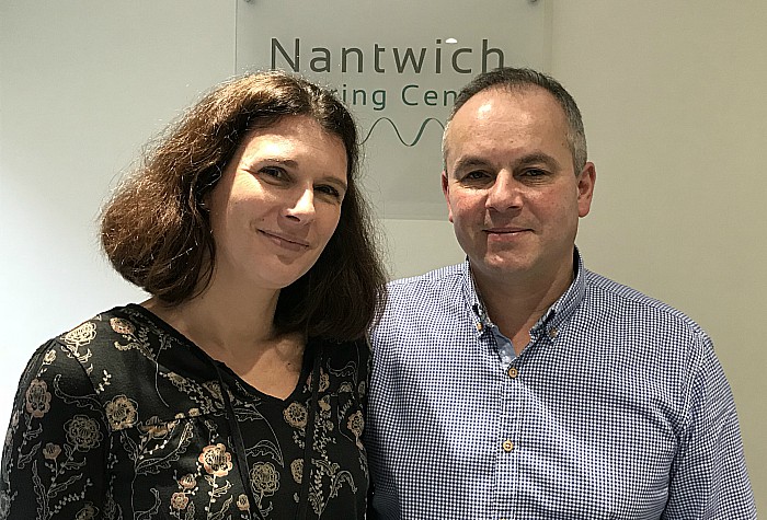 Helen and Alan Jackson, Nantwich Hearing Centre