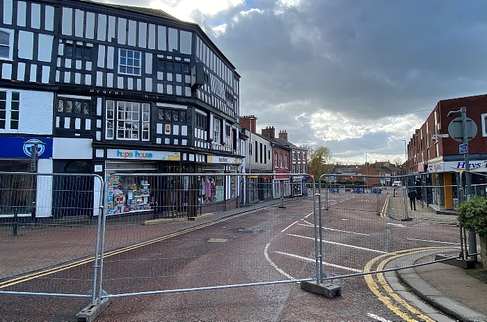 High Street - Nantwich - closed road