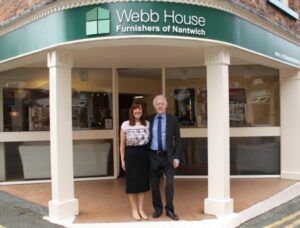 Nantwich based Webb House Furnishers celebrates 40 years