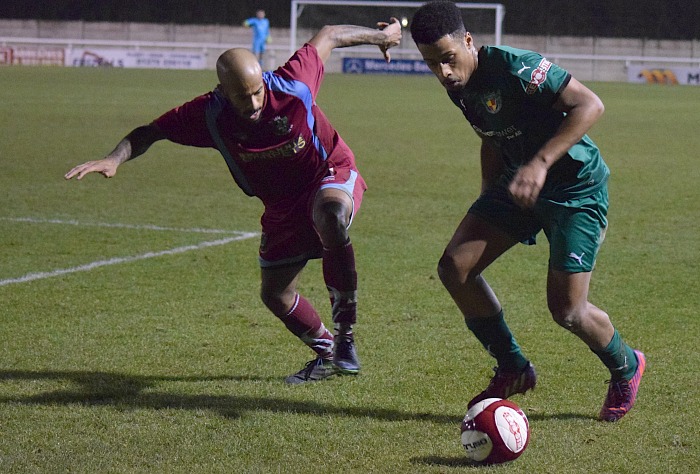 Ibou Touray on the ball