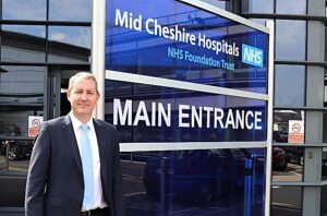 James Sumner - new chief exec at Leighton Hospital MCHFT