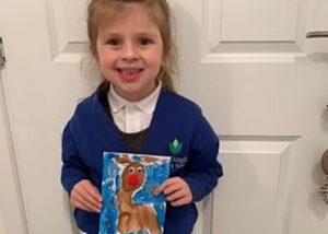 Schoolgirl’s design chosen for MP Kieran Mullan’s Christmas Card