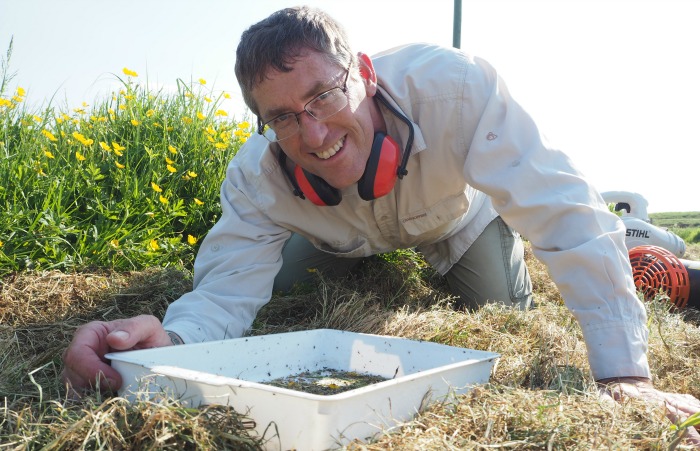 John Clarke discovers rare ladybird at cheshire wildlife trust open event