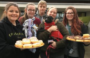 Nantwich students team up to help abandoned dog Tilly