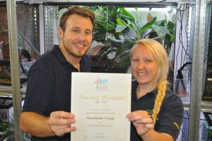 Reaseheath Zoo wins gold award for rare spiders project