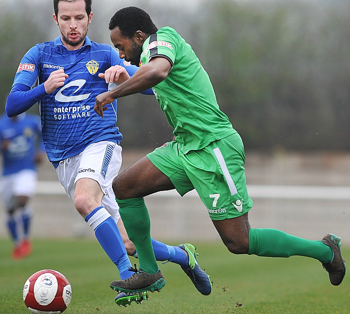 Joe Mwasile for Nantwich v Warrington