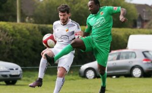 Nantwich Town in training match at Willaston White Star