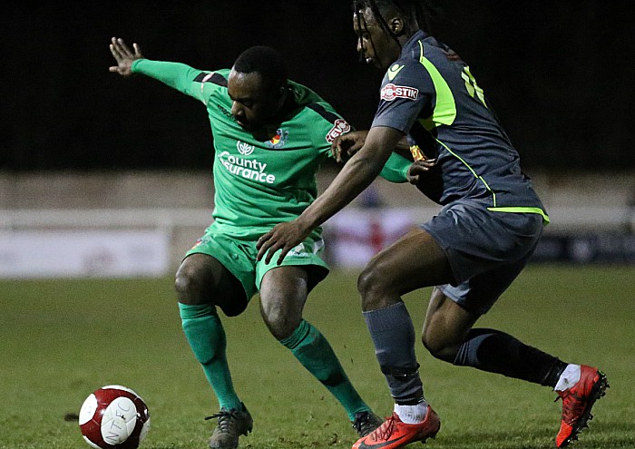 Joe Mwasile on the ball