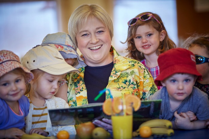 Julie and children at Sounds Active Nursery