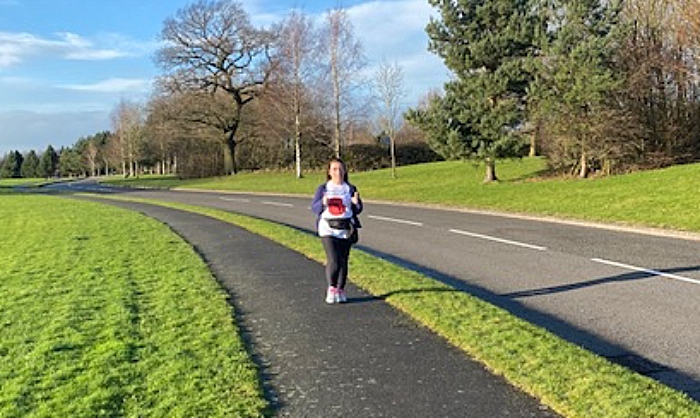 Karen Delay walking at Wychwood Park (1)