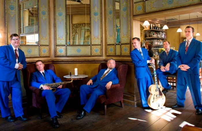 England, Birmingham, 10-07-08 Birmingham International Jazz Festival. King Pleasure and the Biscuit Boys at Hotel du Vin. © Photo Merlin Daleman