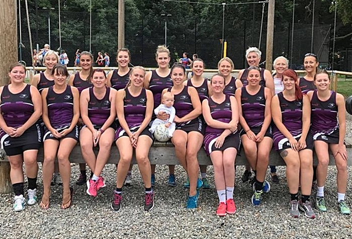 Ladyhawks netball adults teams on tour