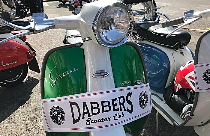 Lambretta scooter outside The Railway Hotel (1)