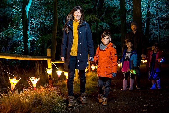 Lantern parade BeWILDerwood in cheshire