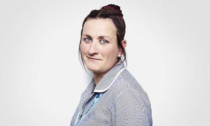 Laura Arrowsmith - leighton hospital cleaner - Rankin - NHS