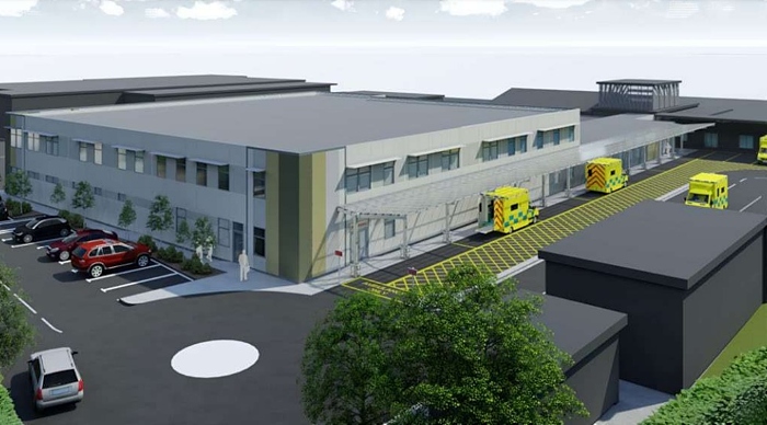 Leighton emergency department expansion birds eye