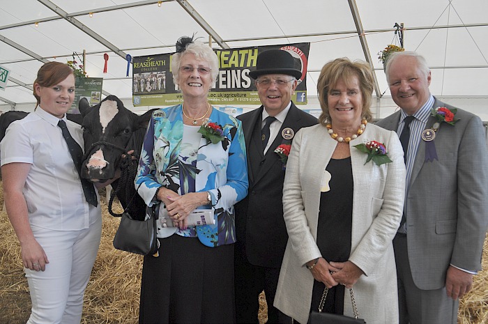 Libby Turner, Cynthia Croxson, President Vic Croxson, Pamela Garnett, Chairman Tony Garnett