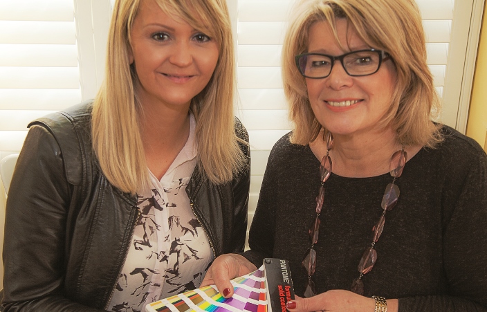 Lynsey Edwards trCreative and Deborah Robb, Nantwich Food festival