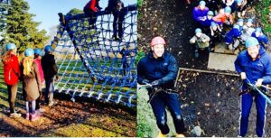 Nantwich officers join pupils on outward bound trips