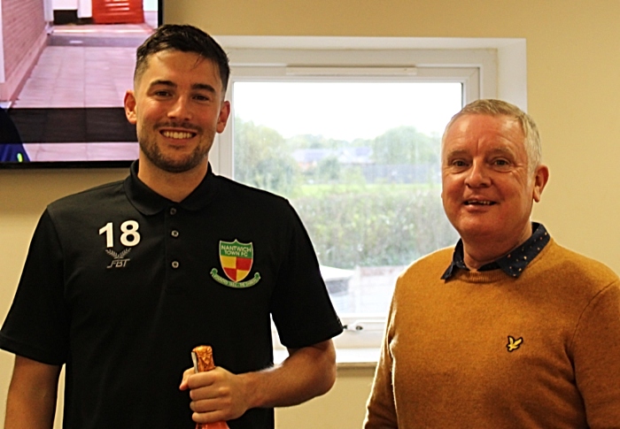 Man of the match Callum Saunders v Stalybridge celtic