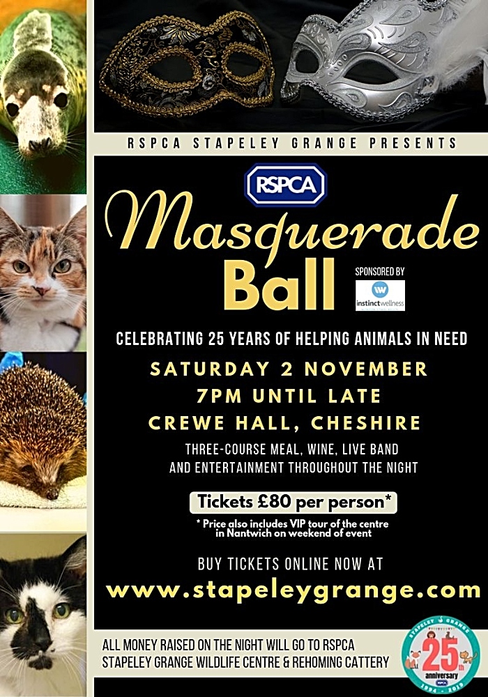 Masquerade Ball posted RSPCA Stapeley