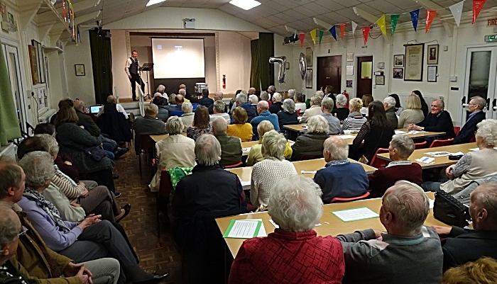 Master of Ceremonies Michael Ravenscroft introduces the evening (1)