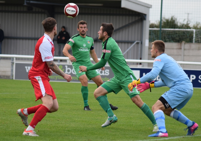 Matt Bell eyes the ball