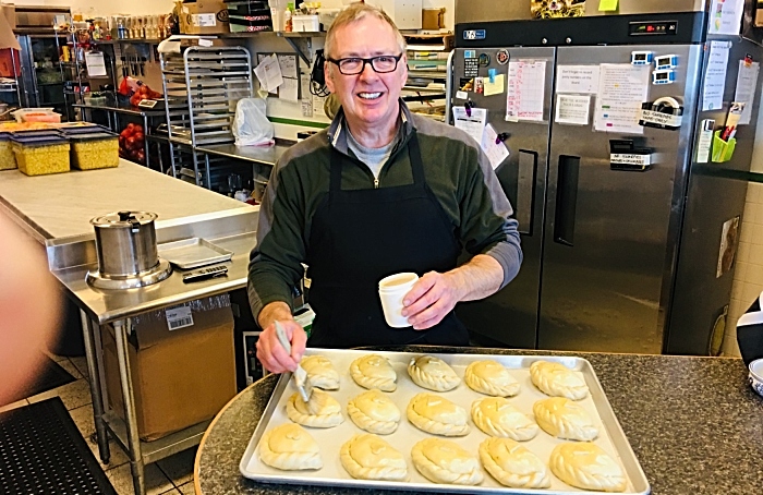 Michael burgess making pasties