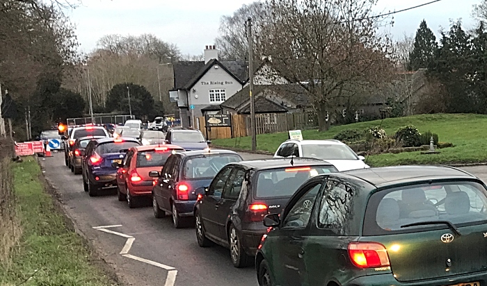 Middlewich Road gridlock