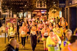 Midnight Walk ladies stroll from Nantwich to Crewe for hospice