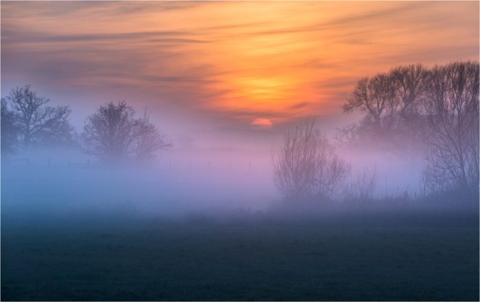 Misty Sunset by Alison Wood 1024