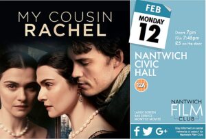 Nantwich Film Club to screen My Cousin Rachel