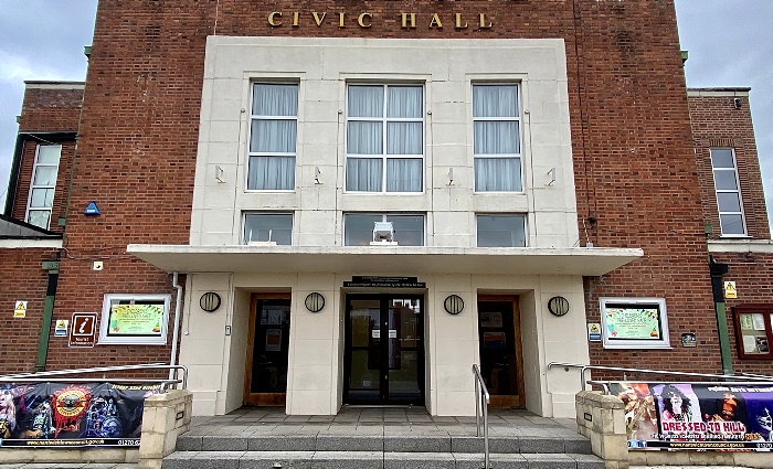 Nantwich Civic Hall - exterior - comic con market