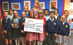 Nantwich schools raise more than £800 for hospital dementia appeal