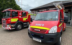 Fire crews tackle building fire in Wistaston